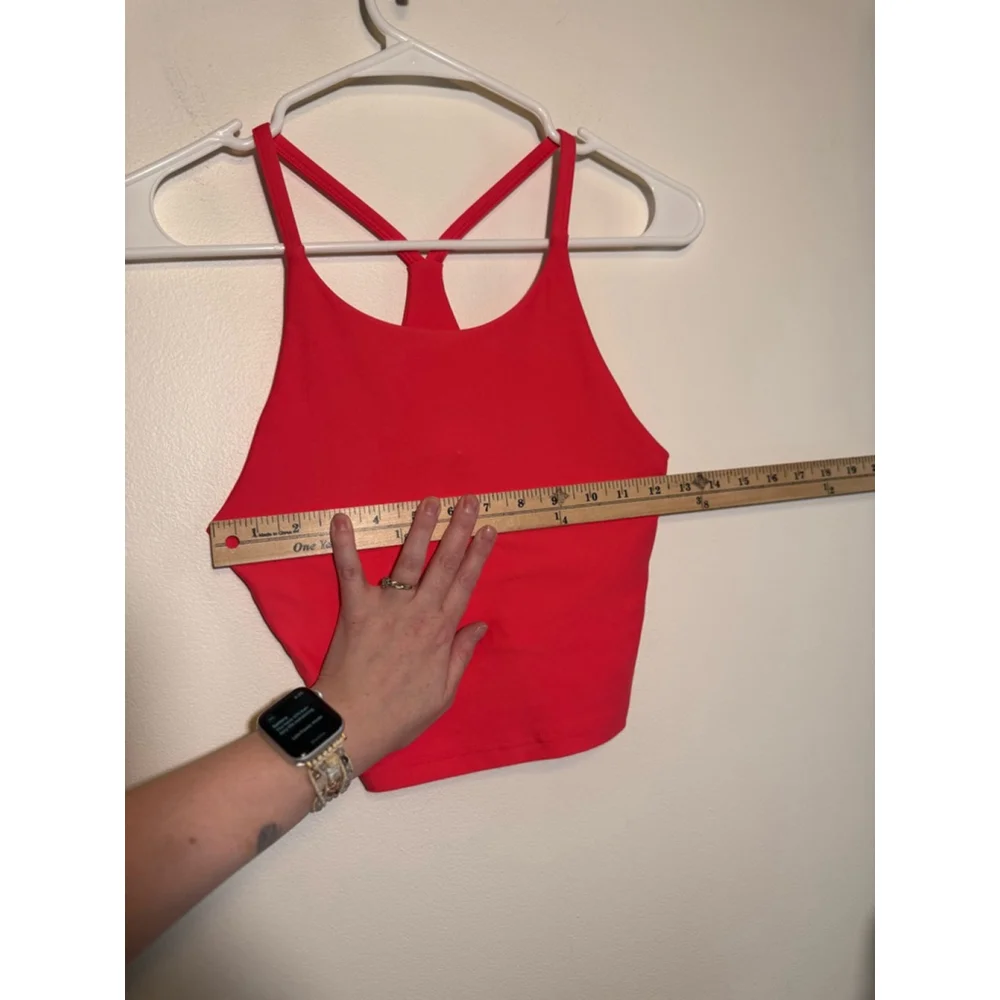 Women's Old Navy Active Crop Tank Top Size S Neon Pink - Picture 6 of 10